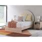 Ashley Arloster Full Upholstered Panel Bed in Tan/White, , large