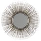 Maple and Jade 29" Round Wall Mirror in Distressed Silver, , large