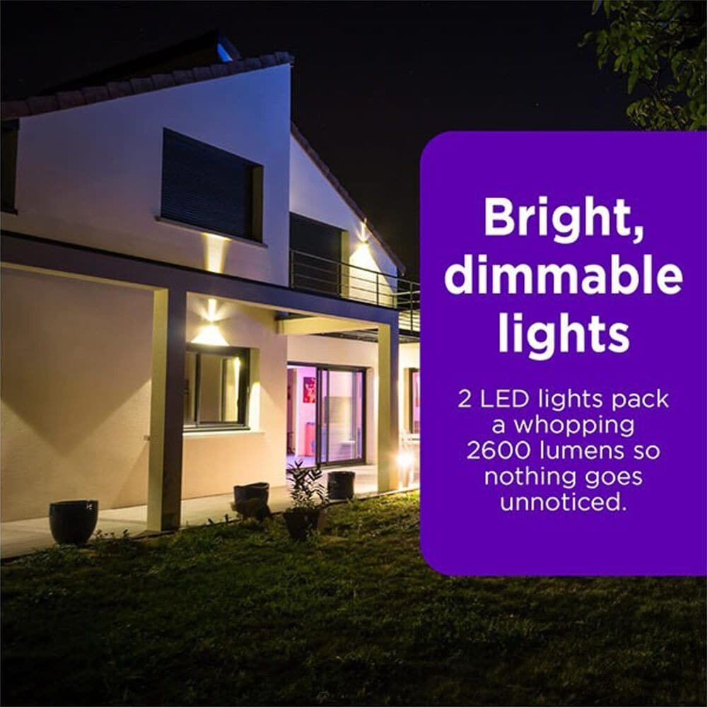 Roku Smart Home Floodlight Camera in White, , large