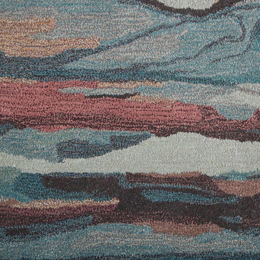 Feizy Amira 8&#39; x 10&#39; Teal and Multicolor Area Rug, , large