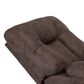 Moore Furniture Connery Manual Swivel Rocker Recliner in Amargo Coffee, , large