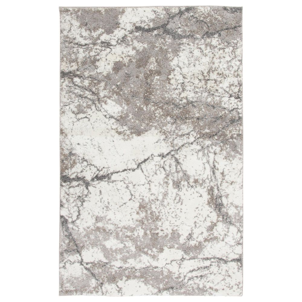Central Oriental Structures Marquana Buff and Metal 5" x 7"6" Area Rug, , large