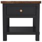A-America Stormy Ridge End Table in Chickory and Slate Black, , large