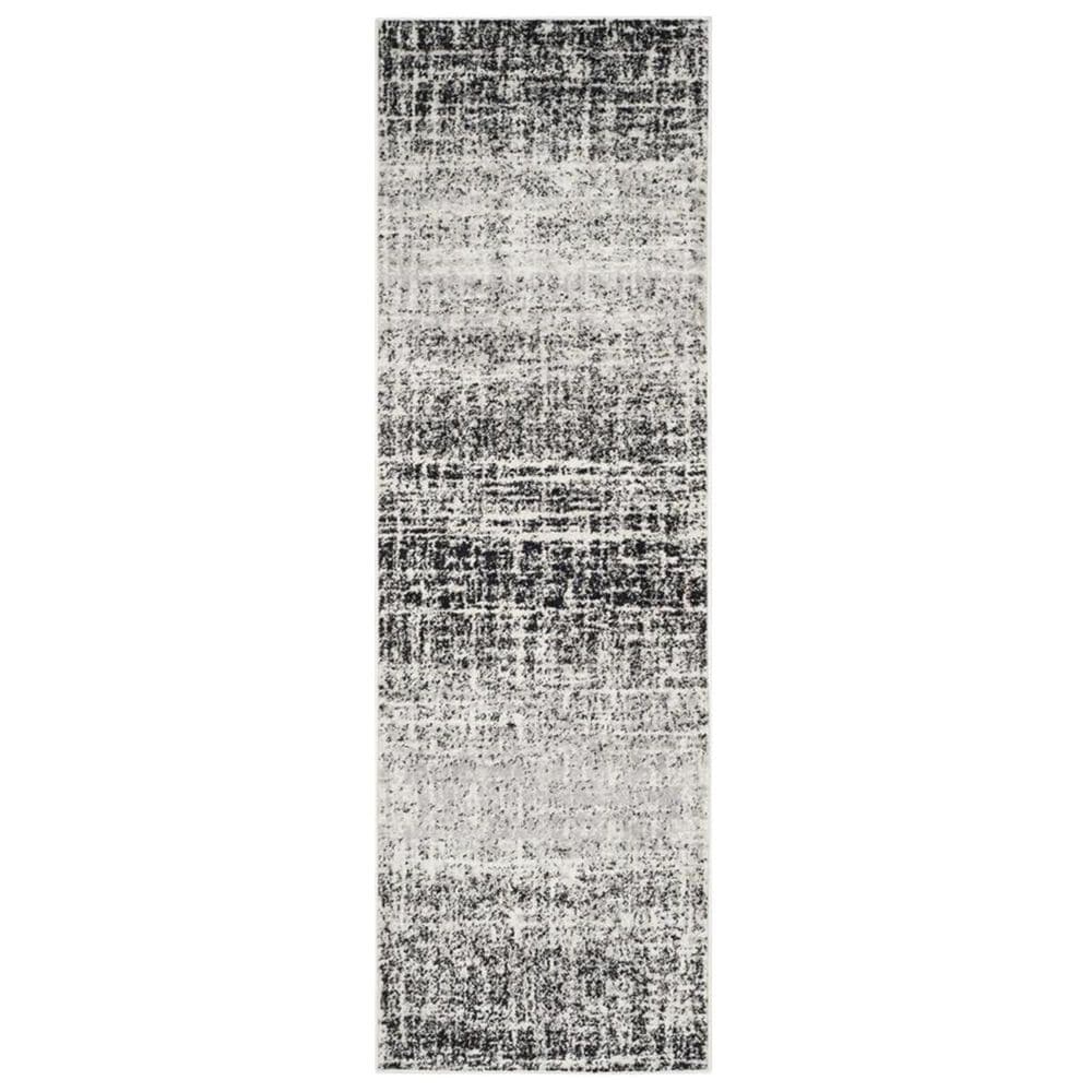 Safavieh Adirondack ADR116B 2&#39;6&quot; x 10&#39; Ivory and Black Runner, , large