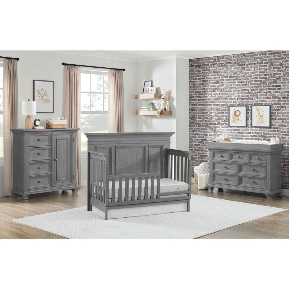 Oxford Baby Weston Guard Rail in Dusk Gray, , large