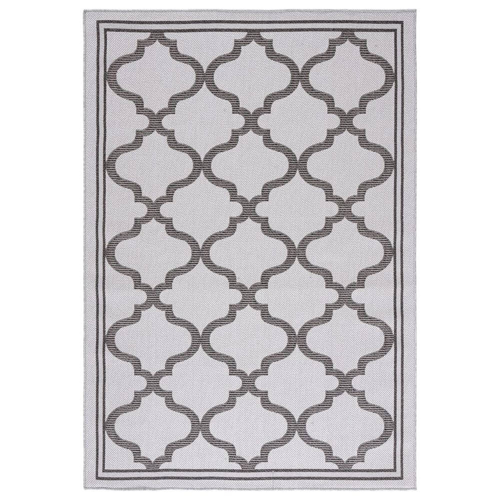 Safavieh Bermuda 6"7" x 9"2" Grey and Brown Indoor/Outdoor Area Performance Rug, , large