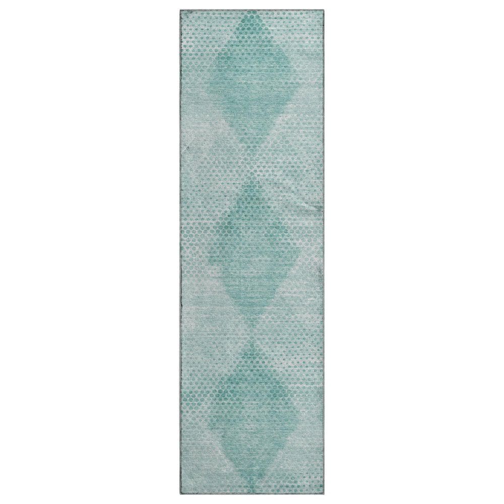 Dalyn Rug Company Trevi TV4 2"3" x 7"6" Teal Runner, , large