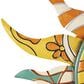 Maple and Jade 36" x 36" Abstract Patterned Sun and Moon Wall Decor in Multicolor, , large