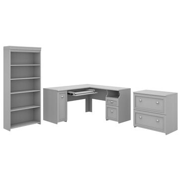 Bush Fairview 3 Piece Office Desk Set in Cape Cod Gray, , large