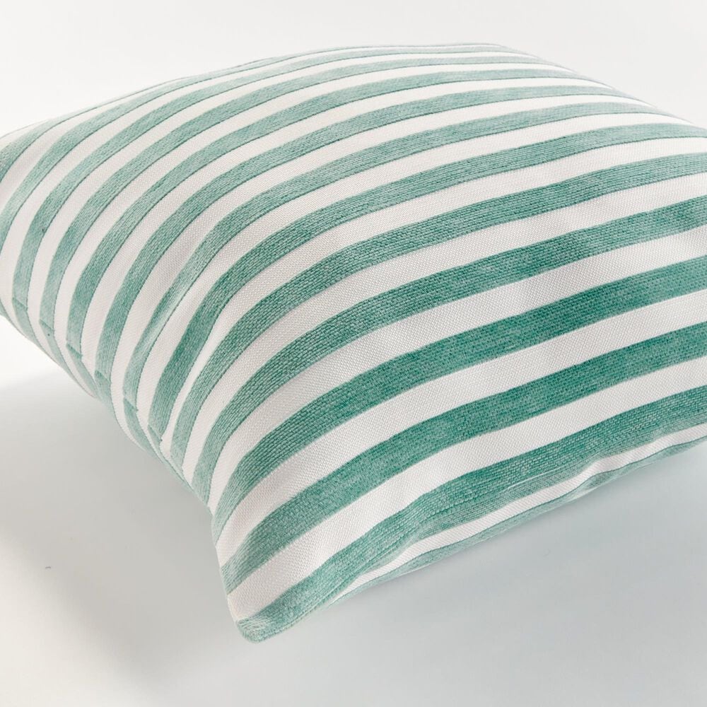Napa Home and Garden Gideon 24&quot; x 24&quot; Indoor/Outdoor Throw Pillow in Seafoam, , large