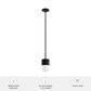 Hunter Station 1-Light Mini Pendant in Natural Iron, , large