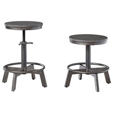 Ashley Torjin Counter Stool Set of 2 in Gray, , large