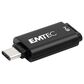 Emtec D400 64GB USB 3.2 Type-C Flash Drive in Black, , large