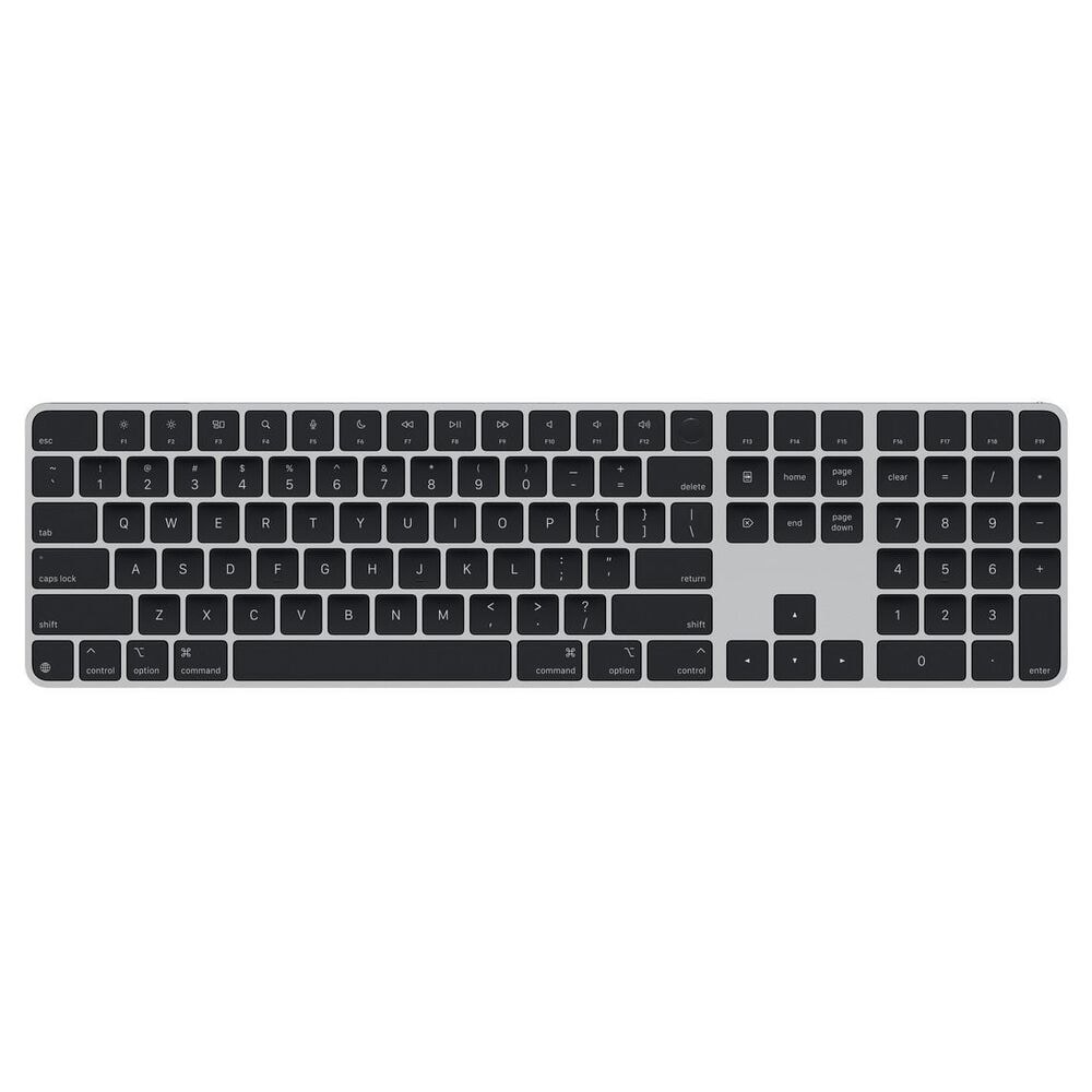 Apple Magic Keyboard with Touch ID and Numeric Keypad for Mac models with Apple silicon (USBC) in Silver and Black, , large