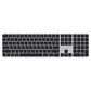 Apple Magic Keyboard with Touch ID and Numeric Keypad for Mac models with Apple silicon (USBC) in Silver and Black, , large