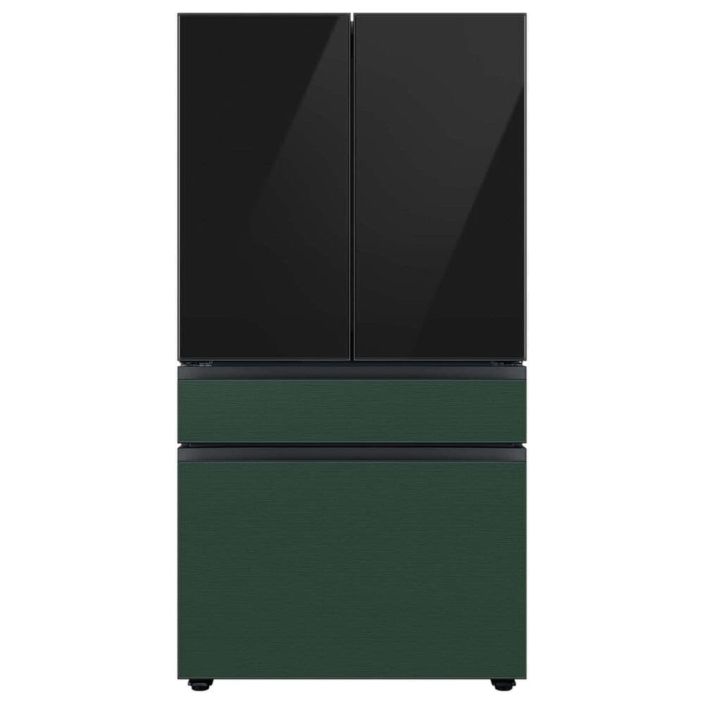 Samsung Bespoke Bespoke 4-Door French Door Refrigerator Top Panel in Charcoal Glass, , large