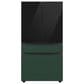 Samsung Bespoke Bespoke 4-Door French Door Refrigerator Top Panel in Charcoal Glass, , large