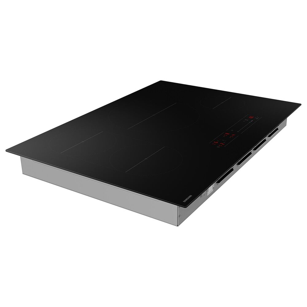 Samsung Bespoke 2-Piece Kitchen Package with Stainless Steel Bespoke 30" Single Wall Oven and Black 30" Induction Cooktop, , large