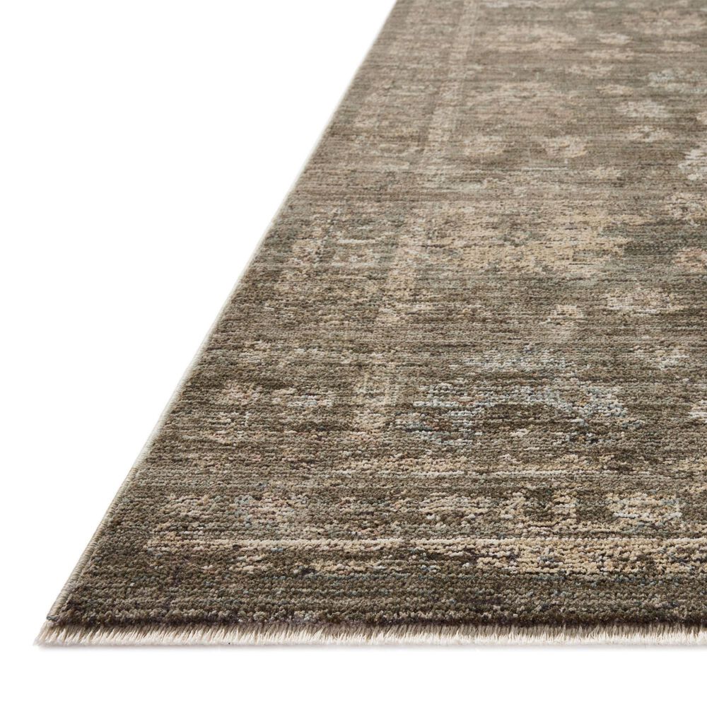 Loloi Priscilla Olive and Sand 2&#39;6&quot; x 7&#39;6&quot; Runner, , large