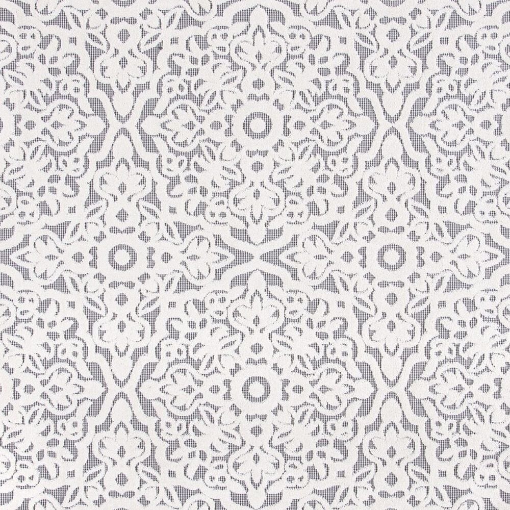 Safavieh Cabana CBN662A 6&#39;7&quot; Square Ivory and Grey Indoor/Outdoor Area Performance Rug, , large