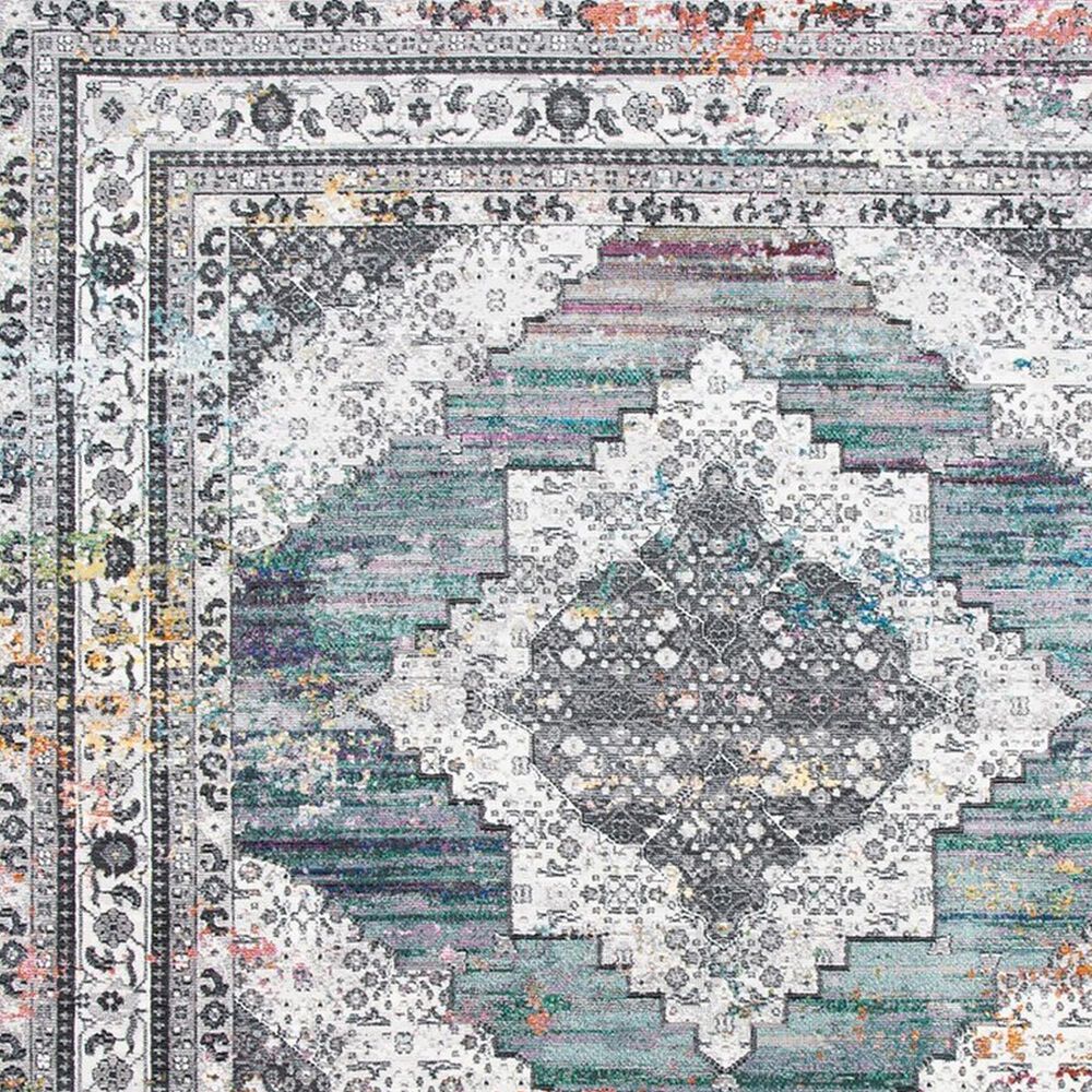 Safavieh Aria Southwestern 4&#39; x 6&#39; Ivory and Blue Area Rug, , large