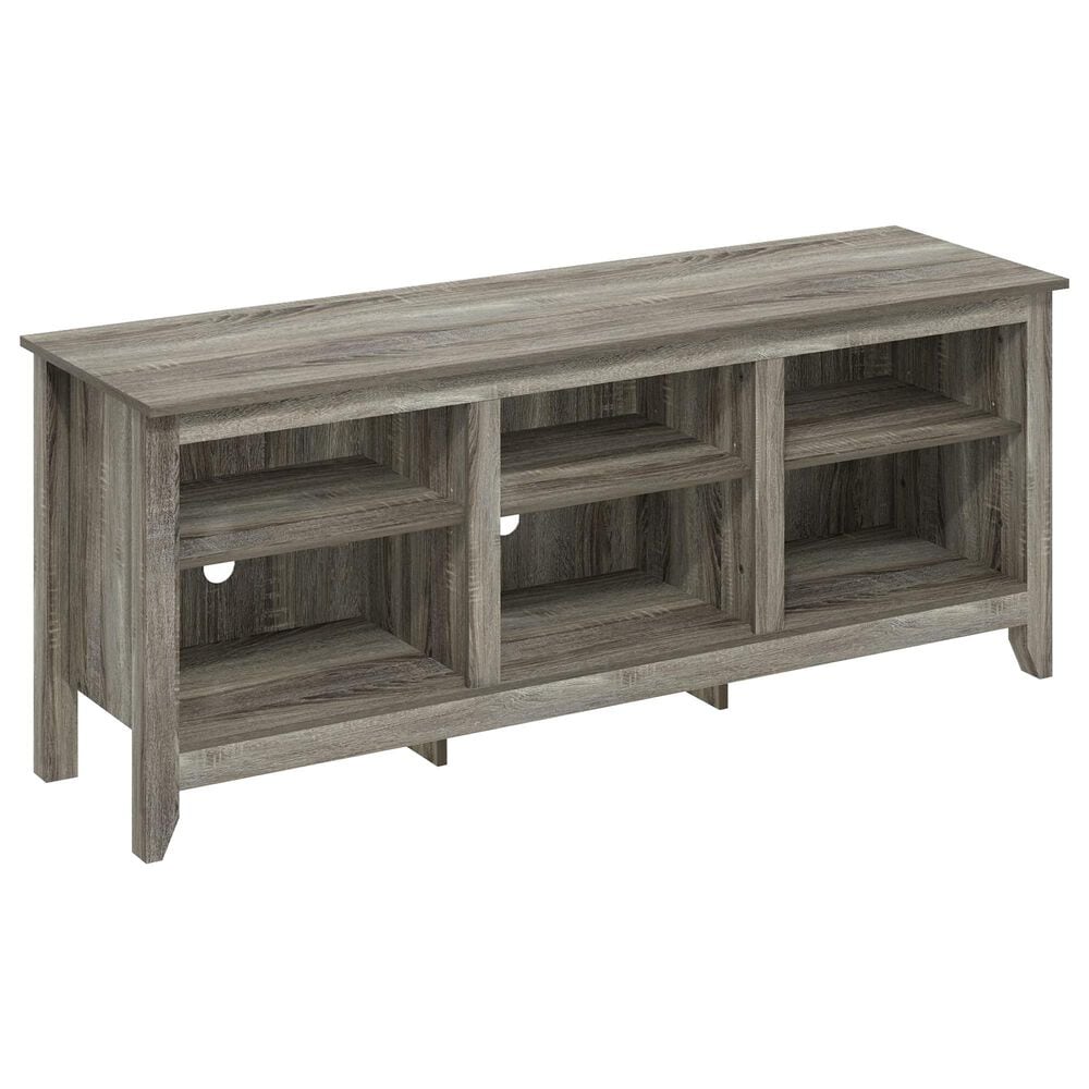 HOMLUX 60" TV Stand in French Oak Grey, , large