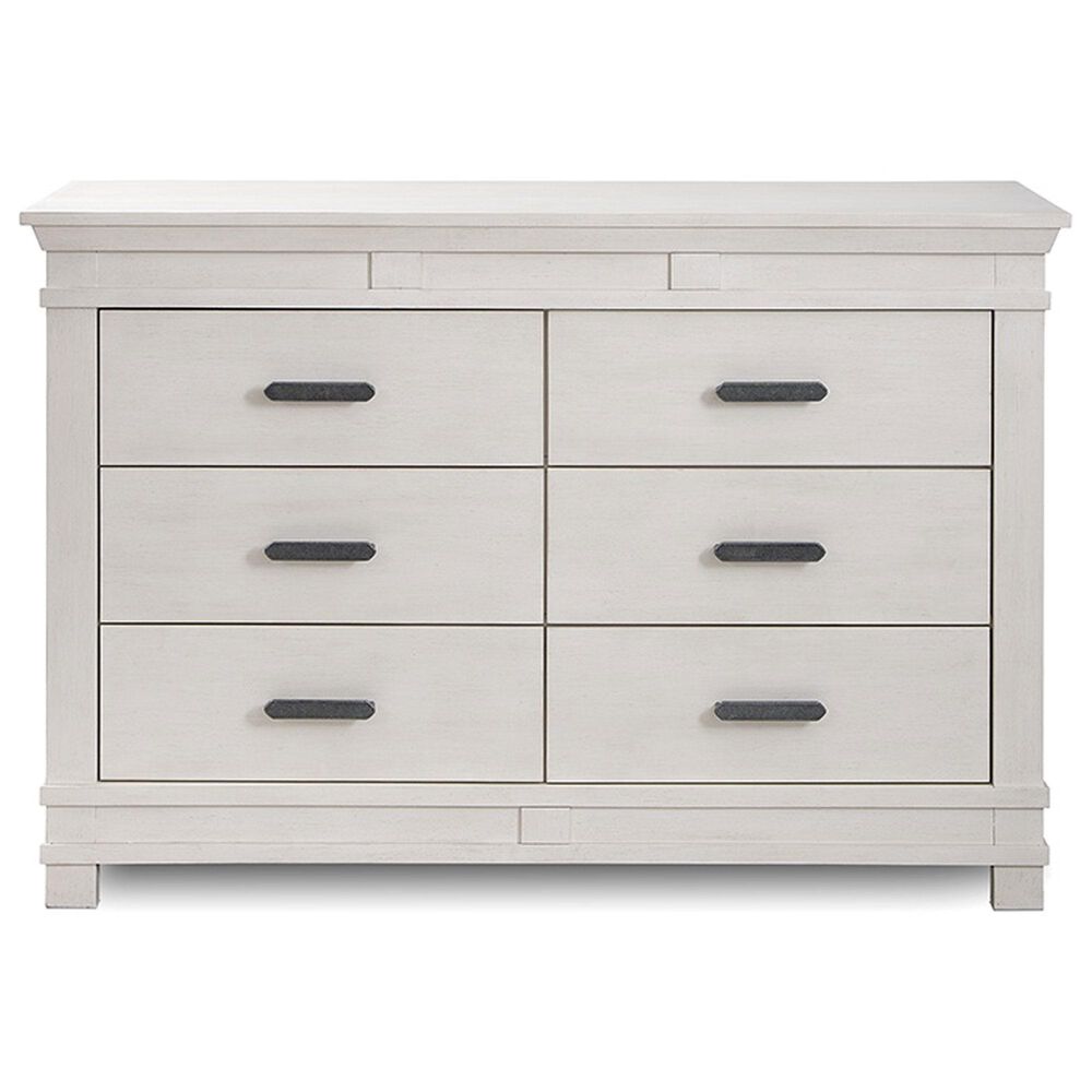 Sorelle Furniture Brookfield 6-Drawer Dresser in Brushed Ivory, , large