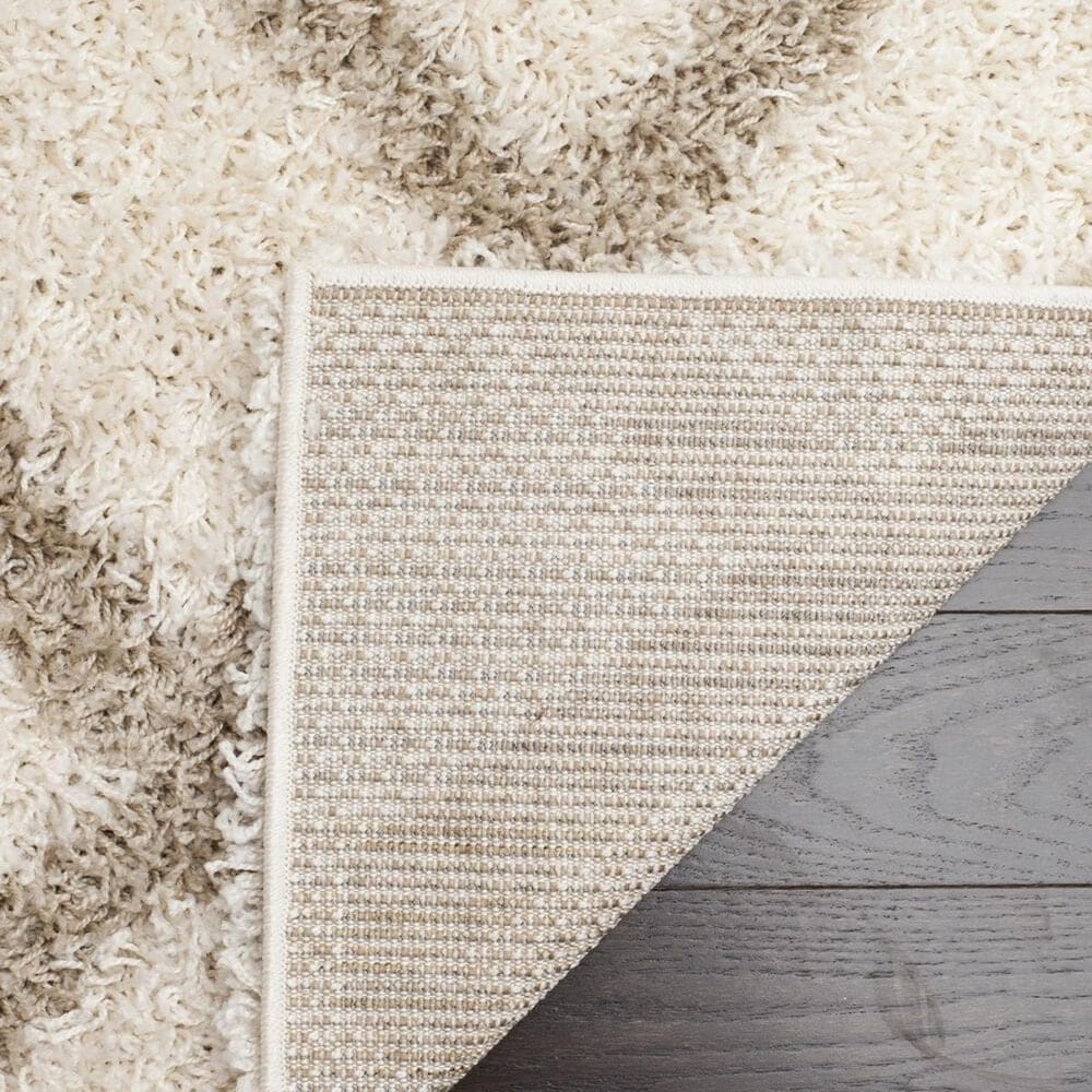 Safavieh Dallas Shag SGD258B-26 2&#39;3&quot; x 6&#39; Ivory/Beige Runner, , large