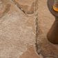 Nourison Silk Shadows 5"6" x 7"5" Beige and Silver Area Rug, , large