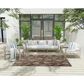 Nourison Garden Oasis Floral Mocha 5" x 7" Indoor/Outdoor Area Rug, , large