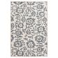 Central Oriental Heirloom Candace Champagne and Sky Blue 9"10" x 12"10" Area Rug, , large