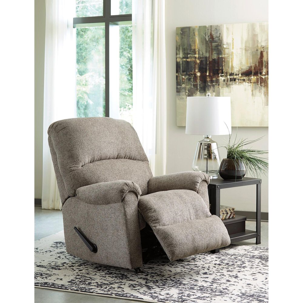 Ashley Ballinasloe Rocker Recliner in Platinum, , large