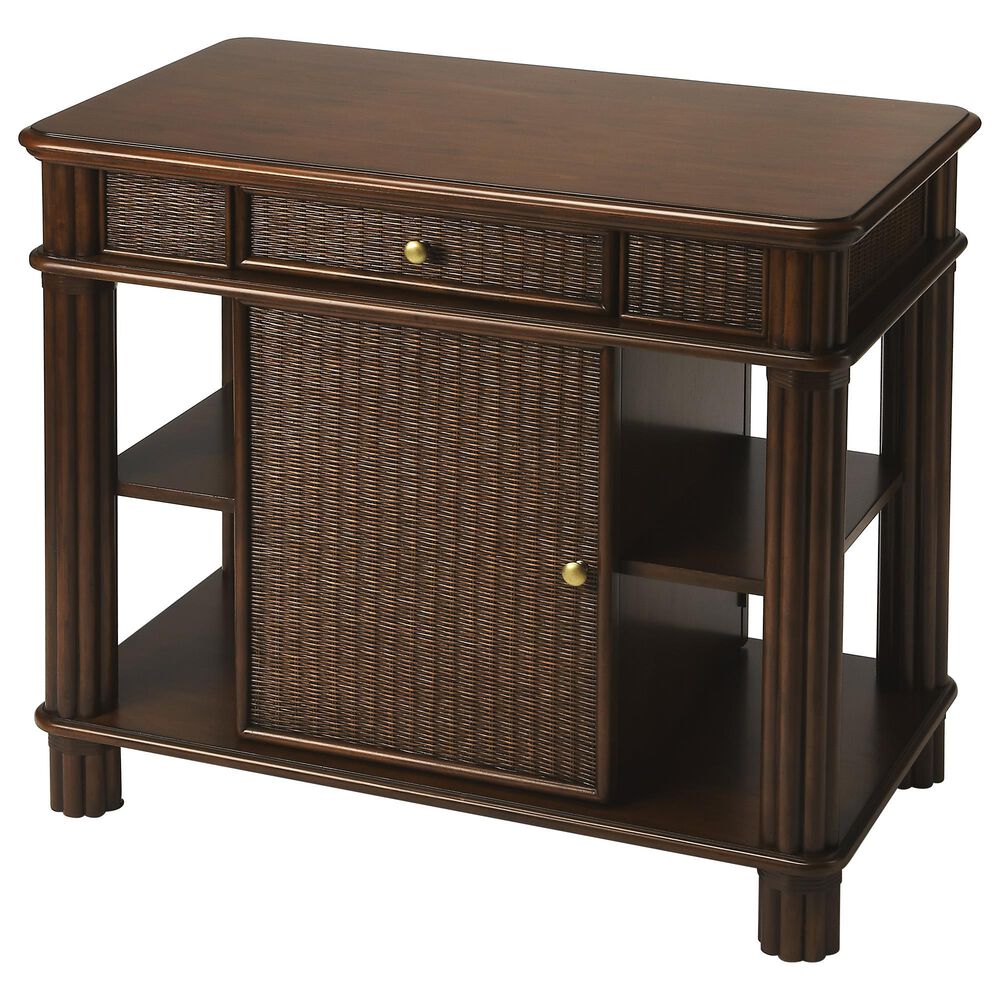 Butler Falmouth Kitchen Island in Dark Brown, , large