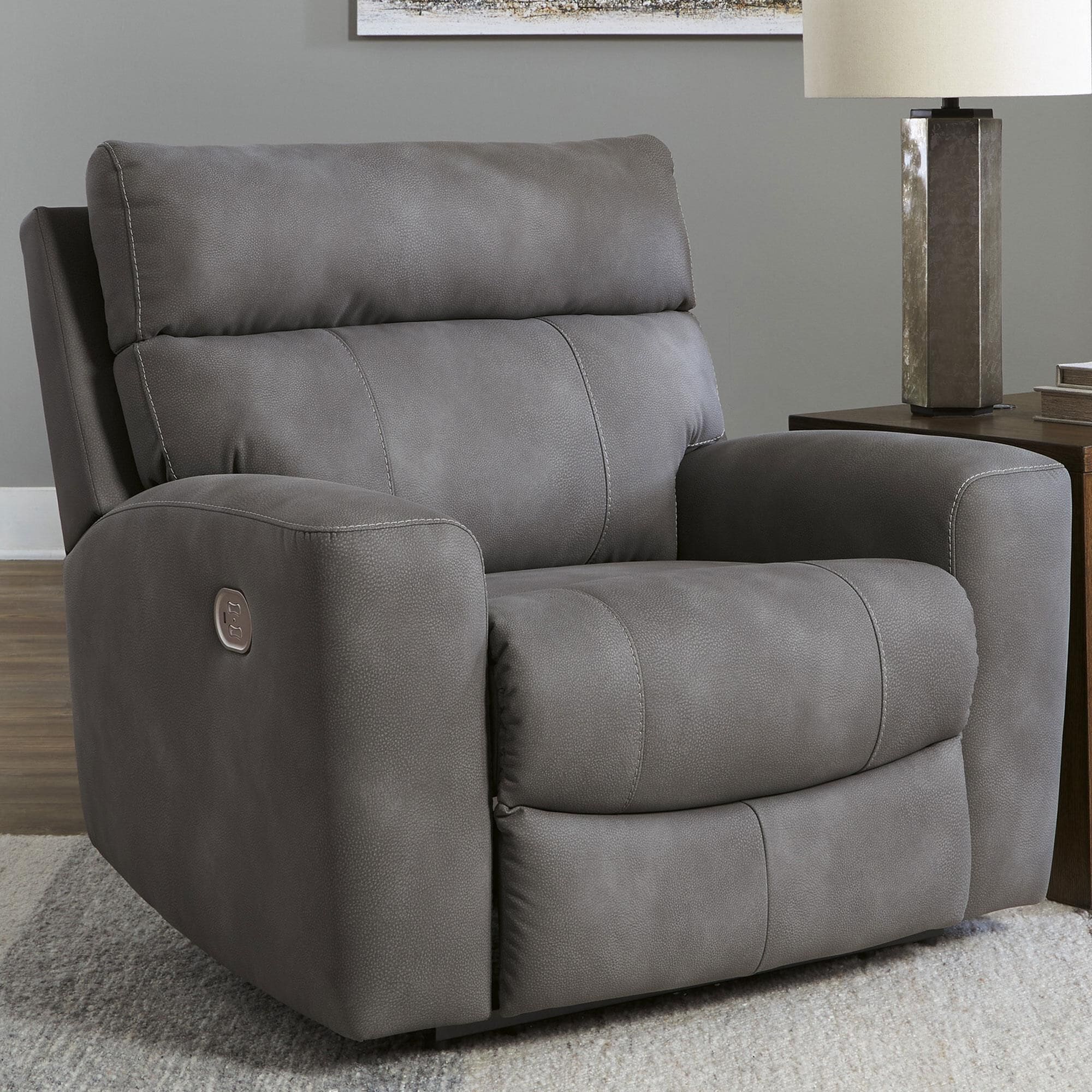 Ashley Next-Gen Durapella Power Recliner in Slate