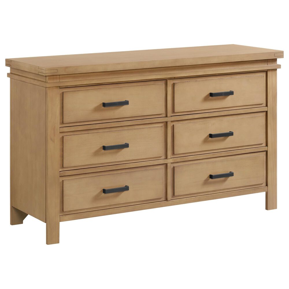 Oxford Baby Mystic 6-Drawer Dresser in Honey Wood, , large