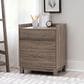 Linon Home Decor Tracey 2-Drawer File Cabinet in Grey, , large
