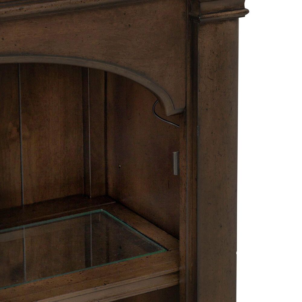 Belle Furnishings Buffet and Hutch in Dark Brown, , large
