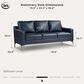 Lifestyle Solutions Fletcher Stationary Sofa in Navy Blue, , large
