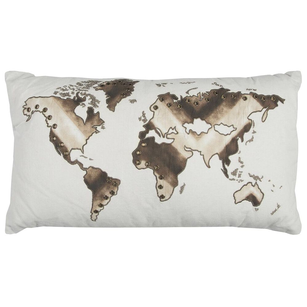 Rizzy Home 14" x 26" Poly Fill Pillow in Tan, , large