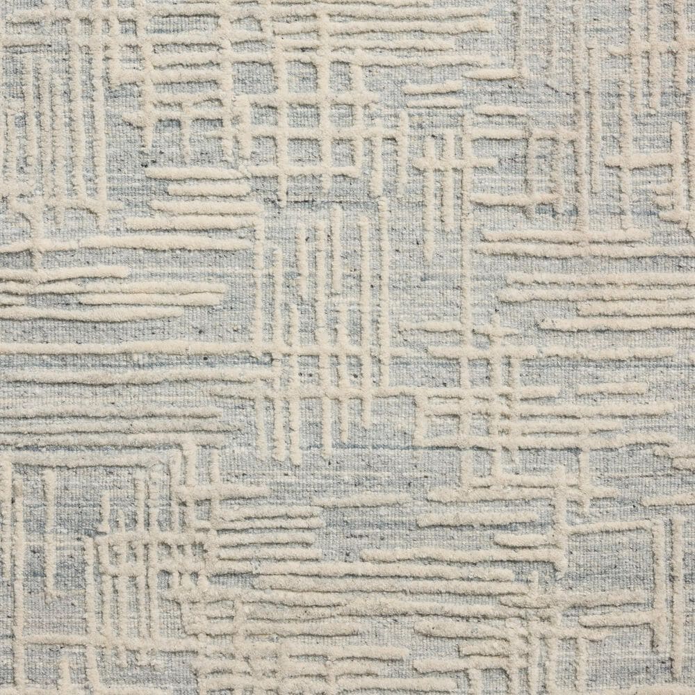 Loloi Woodriff Blue and Bone 9'6" x 13'6" Area Rug, , large