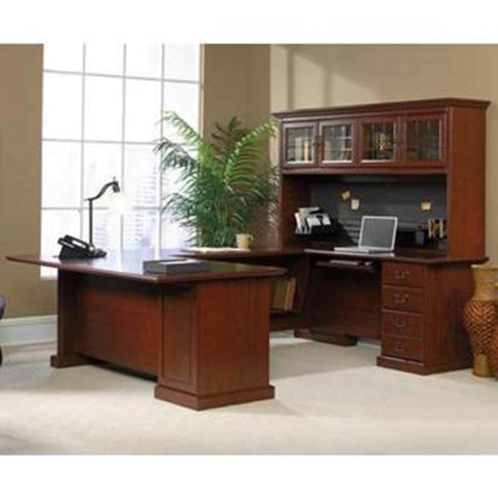 Sauder heritage hill shop credenza