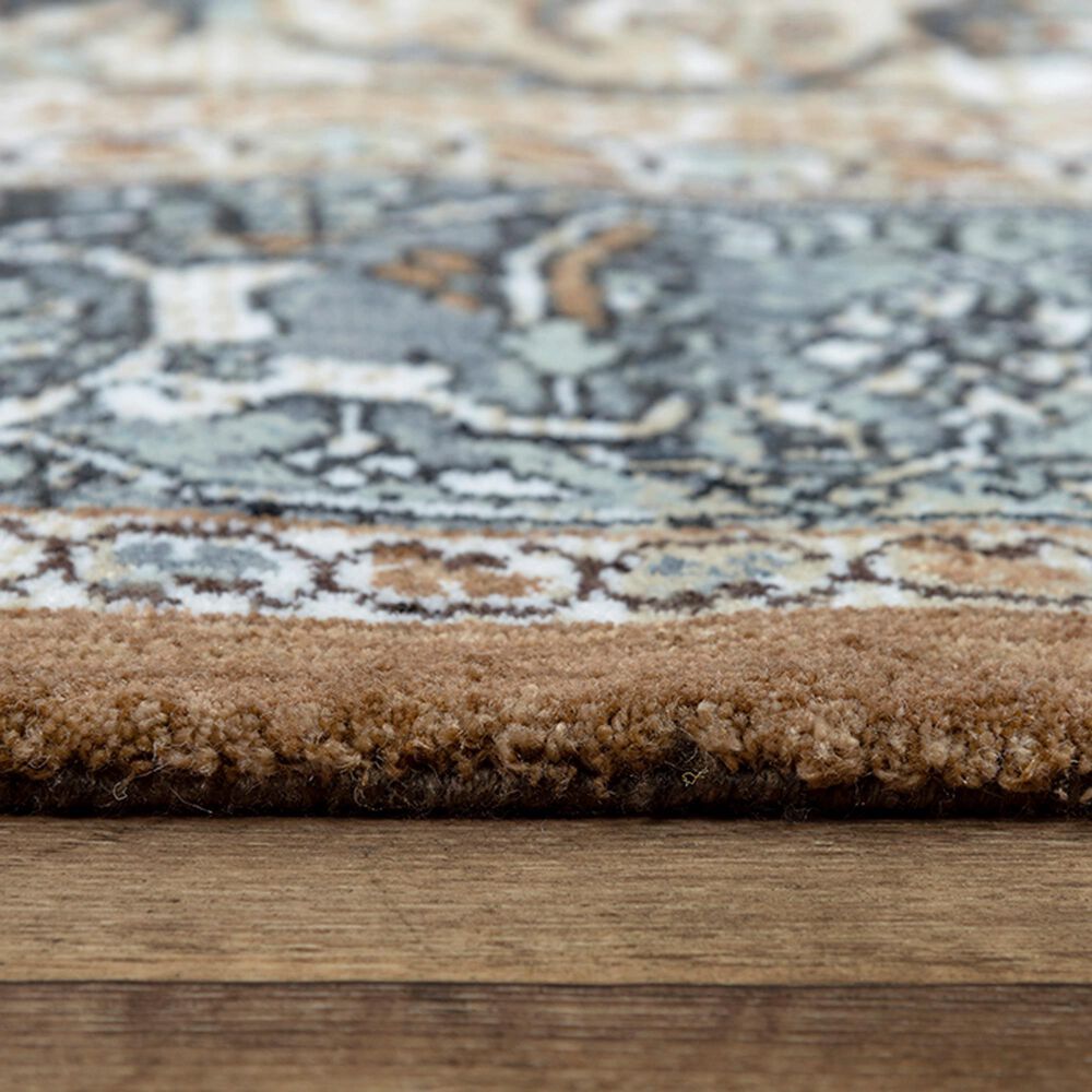 RIZZY Elite 10&#39; x 13&#39; Brown and Denim Area Rug, , large
