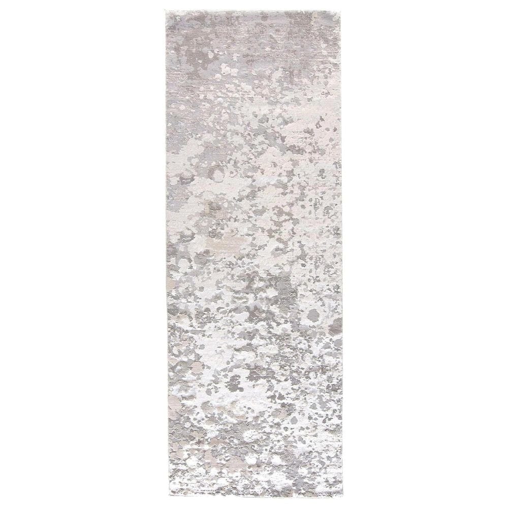 Feizy Micah 2"10" x 7"10" Silver and Gray Runner, , large