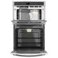 GE Profile 27" Built-In Combination Convection Microwave and Convection Wall Oven in Stainless Steel, , large