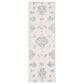 Safavieh Micro-Loop Oriental 2"3" x 7" Ivory and Grey Runner, , large