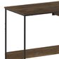 HOMLUX Moretti 35" Study Desk with Open Storage Space in Columbia Walnut, , large