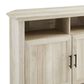 Walker Edison Columbus 44" Corner TV Stand in White Oak, , large