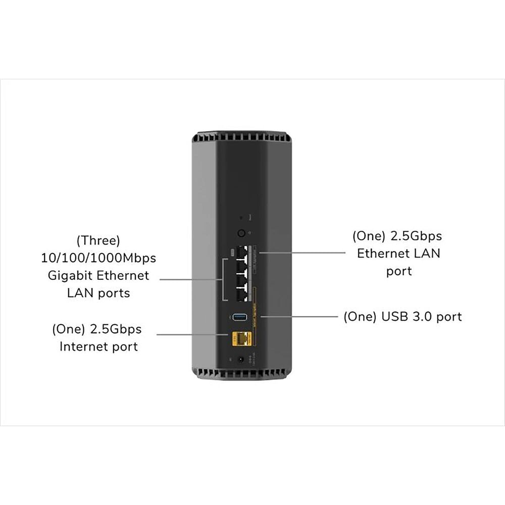 NETGEAR Nighthawk RS200 Wi-Fi 7 Dual-Band Router in Black, , large