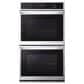 LG 2-Piece Kitchen Package with 9.4 Cu. Ft. Smart Double Wall Oven and 36" Smart Induction Cooktop in Black, , large