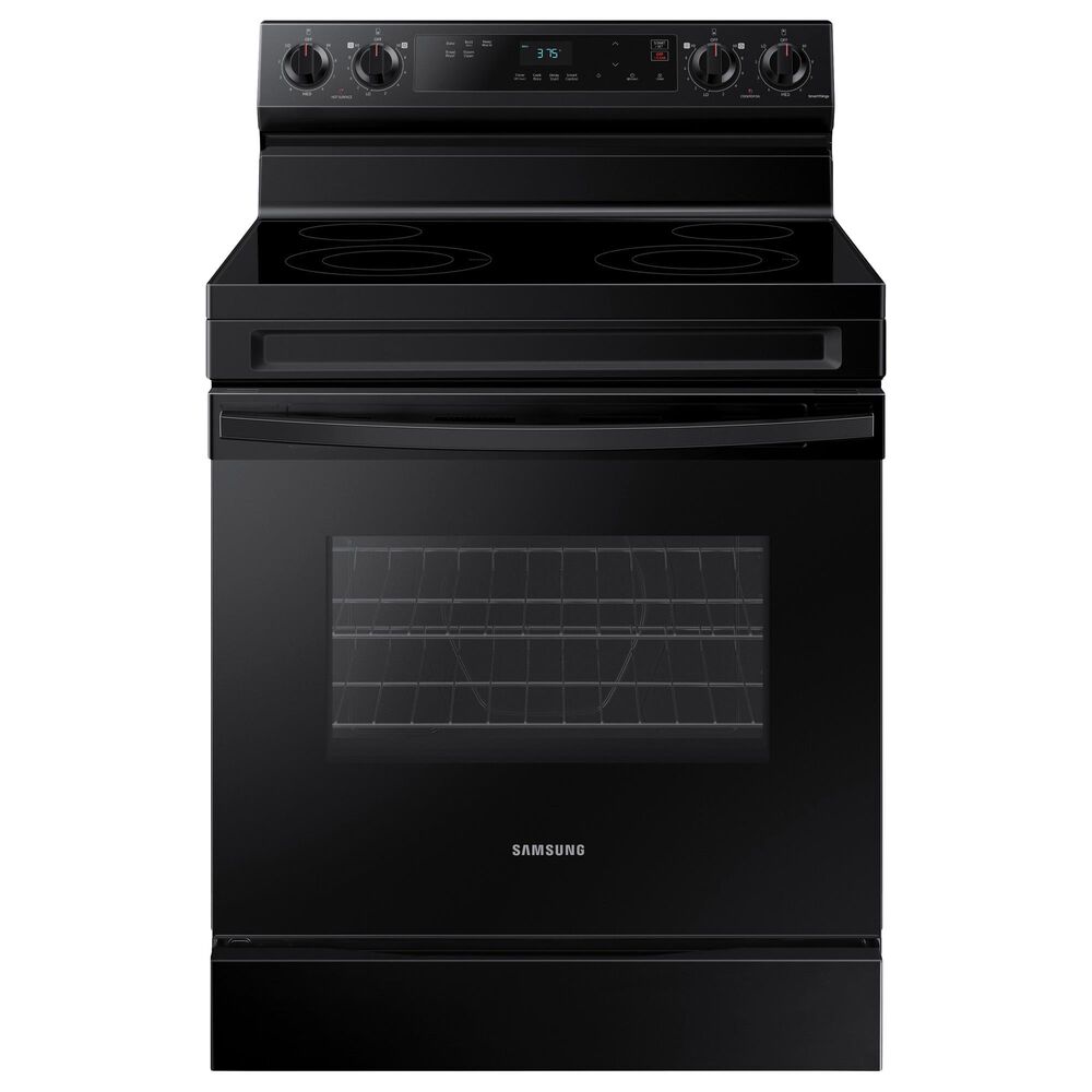 Samsung 6.3 Cu. Ft. Freestanding Electric Range with 4 Burners in Black, , large